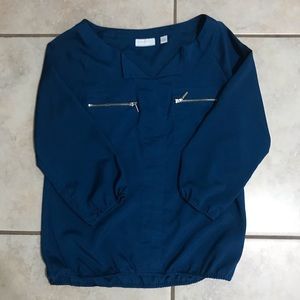 New York & Co Dark Teal Blouse